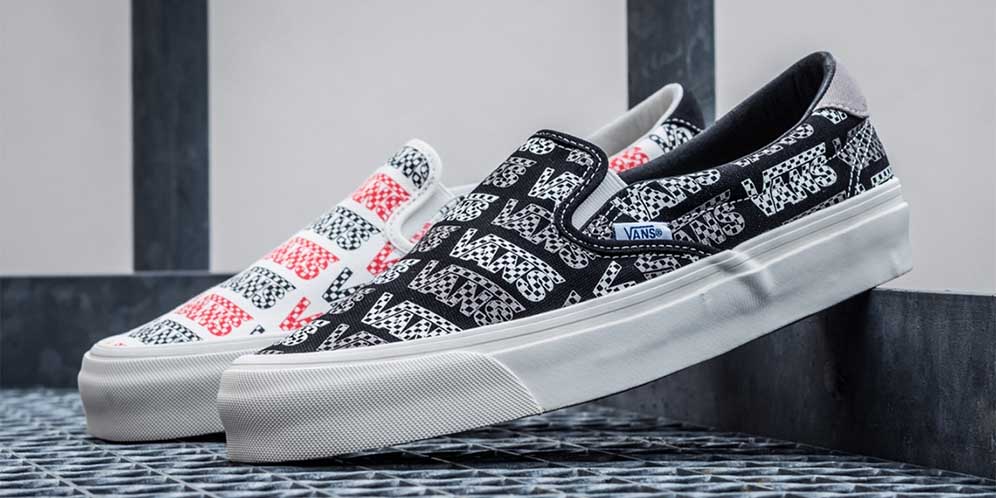 Vans slip on clearance motif